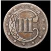 Image 3 : 1862 Three Cent Silver 3cs Grades g+