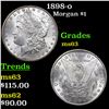 Image 1 : 1898-o Morgan Dollar $1 Grades Select Unc