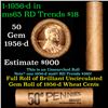 Image 1 : Shotgun Lincoln 1c roll, 1956-d 50 pcs Brandt Wrapper
