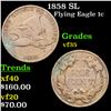 Image 1 : 1858 SL Flying Eagle Cent 1c Grades vf++