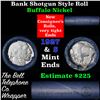 Image 1 : Buffalo Nickel Shotgun Roll in Old Bank Style 'Bell Telephone'  Wrapper 1927 &s Mint Ends
