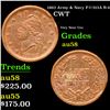 Image 1 : 1863 Army & Navy Civil War Token F-7/313A R-4 1c Grades Choice AU/BU Slider