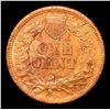 Image 3 : 1865 Indian Cent 1c Grades Select+ Unc RB