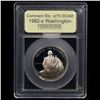 Image 2 : Proof 1982-s Washington Modern Commem Half Dollar 50c Graded GEM++ Proof Deep Cameo By USCG