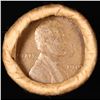 Image 2 : Mixed small cents 1c orig shotgun roll, 1919-s Wheat Cent, 1900 Indian Cent Brinks Wrapper