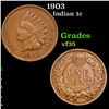 Image 1 : 1903 Indian Cent 1c Grades vf++