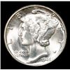 Image 2 : 1945-p Mercury Dime 10c Grades GEM++ Unc