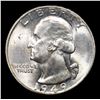 Image 2 : 1949-d Washington Quarter 25c Grades Select+ Unc