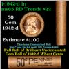 Image 1 : Shotgun Lincoln 1c roll, 1942-d 50 pcs Brandt Wrapper