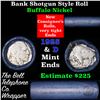 Image 1 : Buffalo Nickel Shotgun Roll in Old Bank Style 'Bell Telephone'  Wrapper 1925 &d Mint Ends