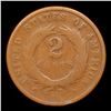 Image 3 : 1871 Two Cent Piece 2c Grades vg details