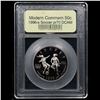 Image 2 : Proof 1996-s Olympics Soccer Modern Commem Half Dollar 50c Graded GEM++ Proof Deep Cameo By USCG