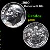 Image 1 : Proof 1960 Roosevelt Dime 10c Grades GEM+ Proof