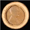 Image 2 : Mixed small cents 1c orig shotgun roll, 1918-s Wheat Cent, 1892 Indian Cent other end, Brinks Wrappe