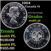 Image 1 : 1964 Canada Dollar $1 Grades GEM Unc PL