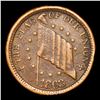 Image 2 : 1863 The Flag Civil War Token Fr-207/409a 1c Grades vf++