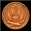 Image 3 : 1863 Crossed Cannons Civil War Token Fr-79/351a 1c Grades Select Unc BN