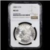Image 2 : NGC 1885-o Morgan Dollar $1 Graded ms63 By NGC