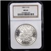 Image 2 : NGC 1885-O Morgan Dollar $1 Graded ms64 By NGC