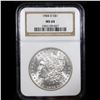Image 2 : NGC 1904-o Morgan Dollar $1 Graded ms64 By NGC