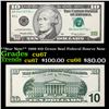 Image 1 : **Star Note** 1999 $10 Green Seal Federal Resrve Note Grades Gem++ CU