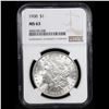 Image 2 : NGC 1900-p Morgan Dollar $1 Graded ms63 By NGC