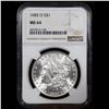 Image 2 : NGC 1885-o Morgan Dollar $1 Graded ms64 By NGC