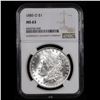 Image 3 : NGC 1885-o Morgan Dollar $1 Graded ms63 By NGC