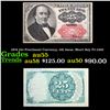 Image 1 : 1874 25c Fractional Currency, 5th Issue, Short Key Fr-1309  Grades Choice AU