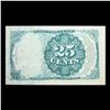 Image 3 : 1874 25c Fractional Currency, 5th Issue, Short Key Fr-1309  Grades Choice AU