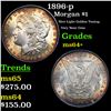 Image 1 : 1896-p Morgan Dollar $1 Grades Choice+ Unc