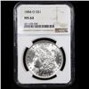 Image 2 : NGC 1884-o Morgan Dollar $1 Graded ms64 By NGC
