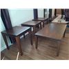 Image 2 : Coffee Table + 3 Matching End Tables, - 17% Buyer Fee. Payment Processed through Live Auction World 