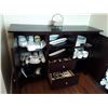 Image 1 : Contents Of Leather Top Buffet