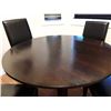 Image 2 : Drop Leaf Wood Dining Table With 4 Chairs
