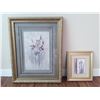 Image 1 : 2 Framed Pictures Of Flowers