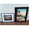 Image 1 : 1 Vintage Signed Original Painting "Villa" And Framed Picture