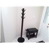 Image 1 : Coat Tree And Side Table