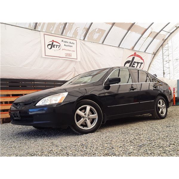 A3 --  2005 HONDA ACCORD EX, Black, 328247 KM