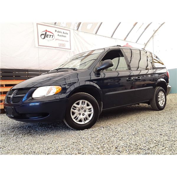 G6 --  2003 DODGE CARAVAN SE, Blue, 142550 KM