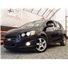 Image 2 : E4 --  2014 CHEVROLET SONIC LT , Black, 147034 KM