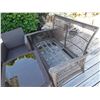 Image 3 : 6 piece wicker style patio furniture