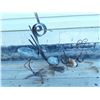 Image 2 : stone & metal lawn ornament of a bird 3 pieces