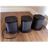 Image 1 : 3 piece "Sonos" audio system