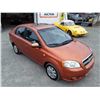 Image 10 : B1 --  2007 CHEVROLET AVEO LT, Orange, 211 267 KM's