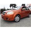 Image 1 : B1 --  2007 CHEVROLET AVEO LT, Orange, 211 267 KM's