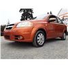Image 2 : B1 --  2007 CHEVROLET AVEO LT, Orange, 211 267 KM's