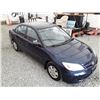Image 10 : C3 --  2004 HONDA CIVIC DX, Blue, 223 872 KM's