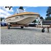 Image 2 : 0D --  1981 GLASCON 16FT APX BOAT WITH A 40 HP MERCURY OUTBOARD CHARITY "NO RESERVE"