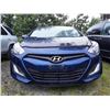Image 3 : A8 - 2013 HYUNDAI ELANTRA GT, Blue, 195121 KM's